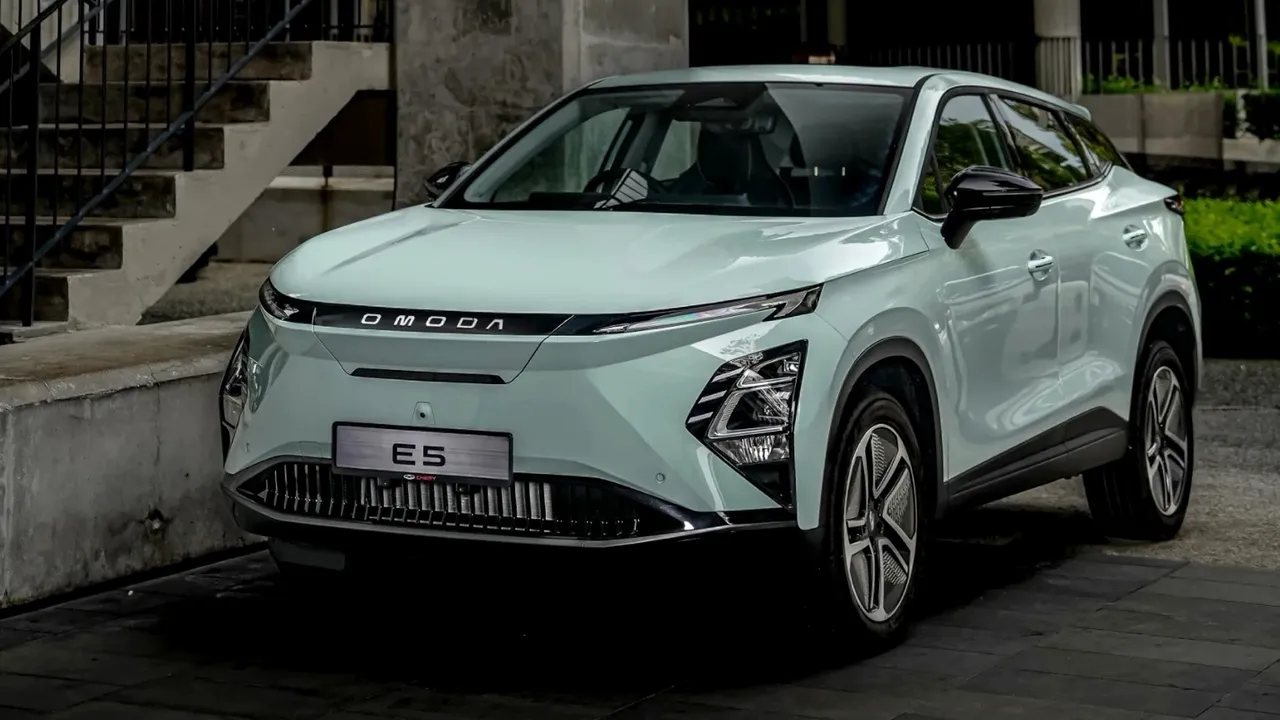 Omoda E5, SUV électrique — 430 km d'autonomie WLTP, commercialisée au Maroc