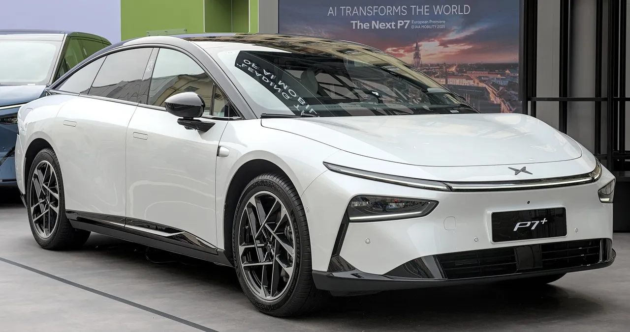 XPENG P7+, berline électrique — 445 km d'autonomie WLTP, commercialisée au Maroc